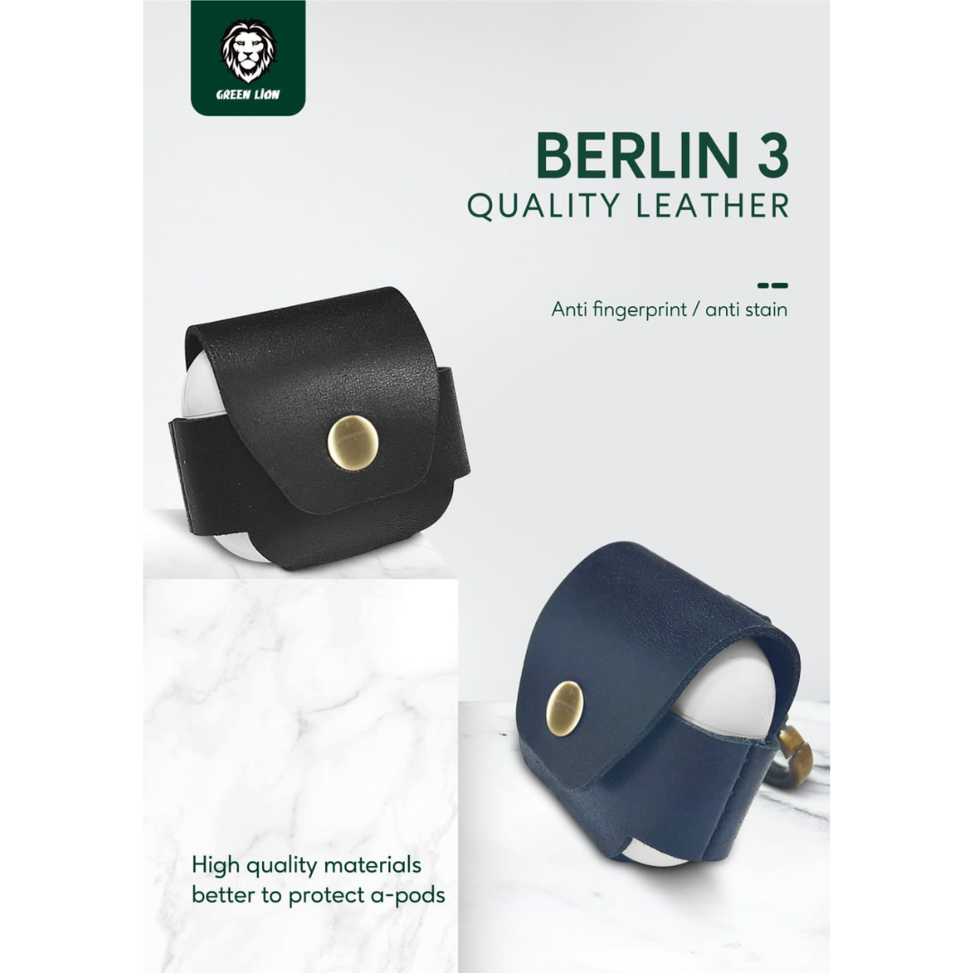 Green Lion Berlin Leather Case for Airpods 3