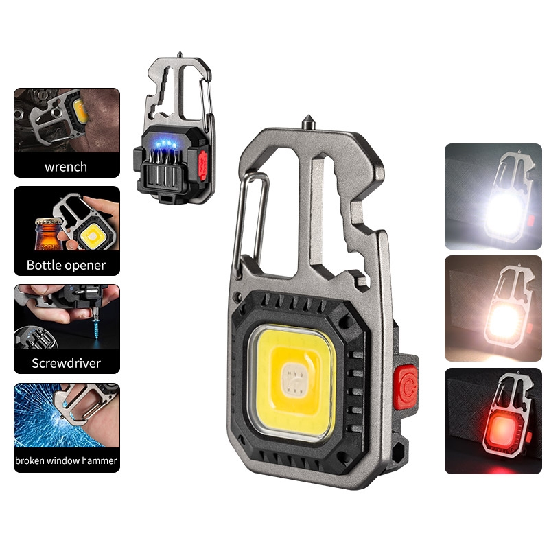 COB RECHARGEABLE KEYCHAIN LIGHT