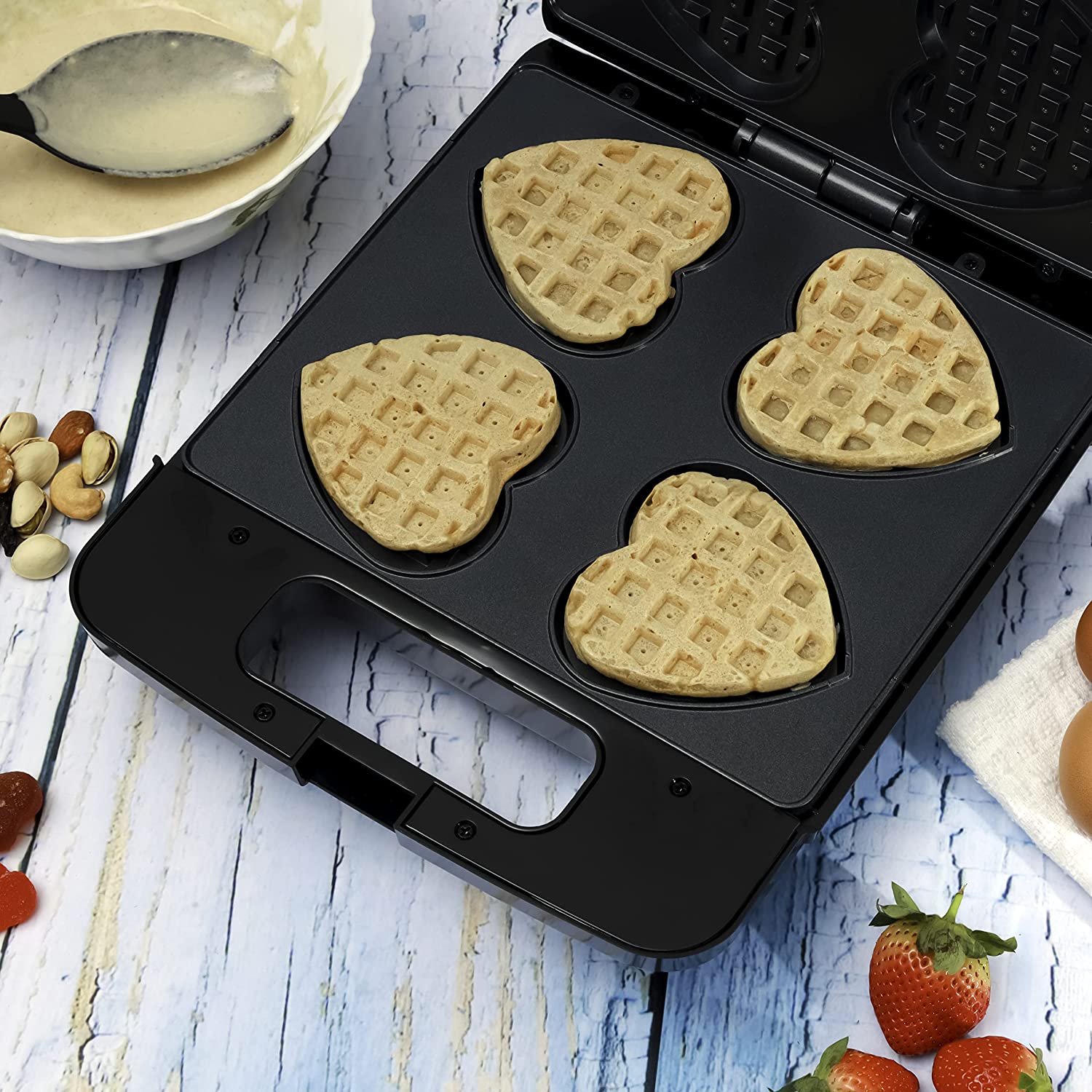 GEEPAS HEART WAFFLE MAKER - Asia Mobile Phone