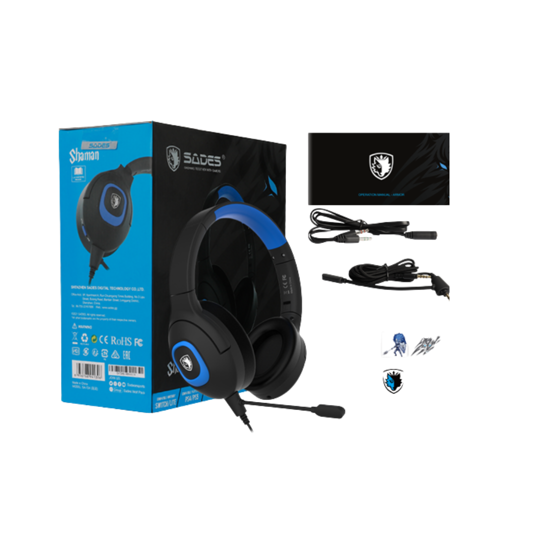 Sades Armor Gaming Headset - Black